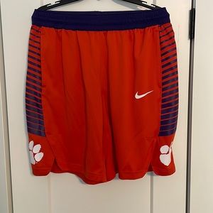 Nike Men’s Large Clemson Tigers Basketball Shorts Dri-Fit